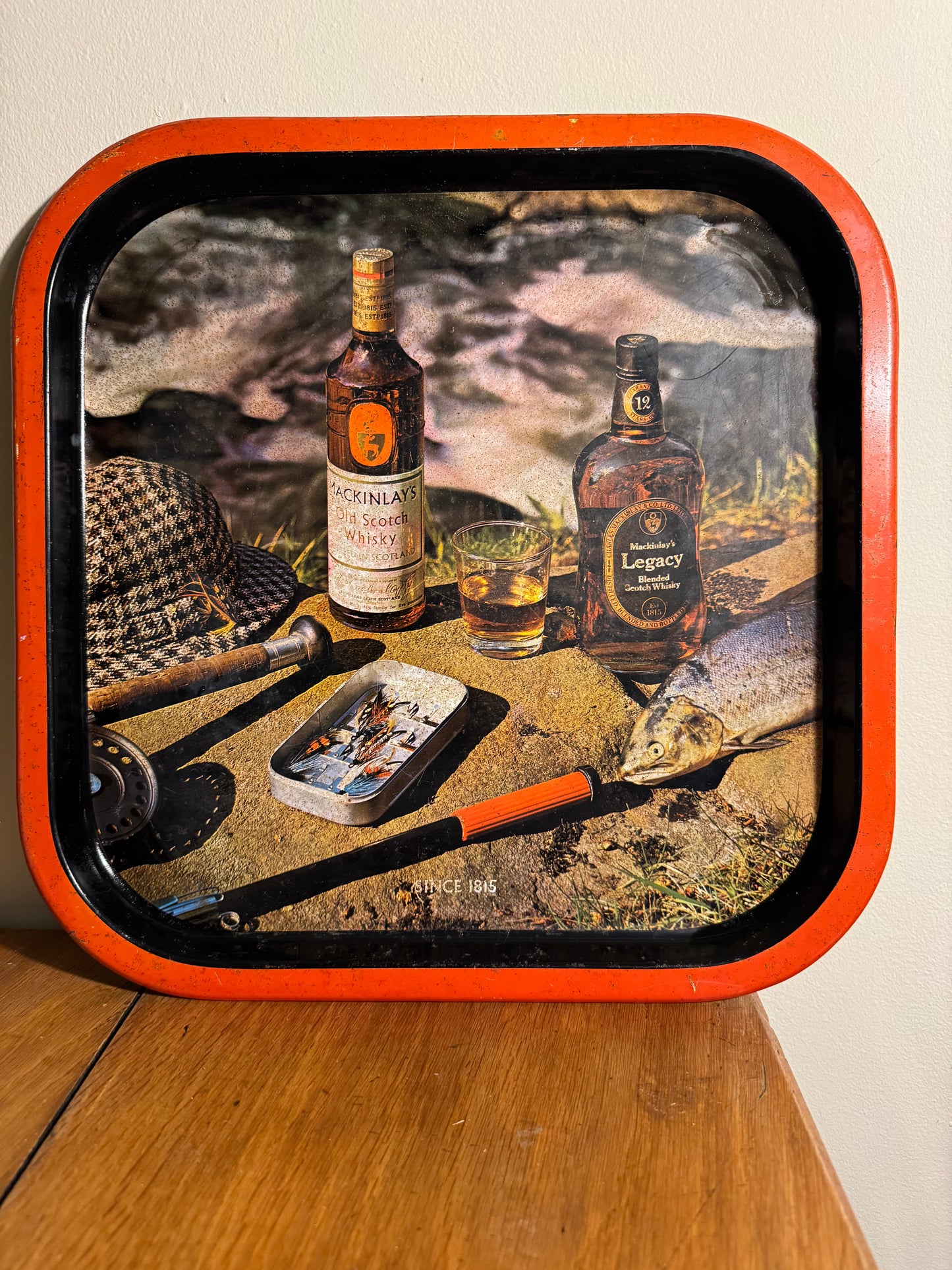 Mackinlay's Whisky Old Scotch & Legacy Vintage Advertising Serving Tray