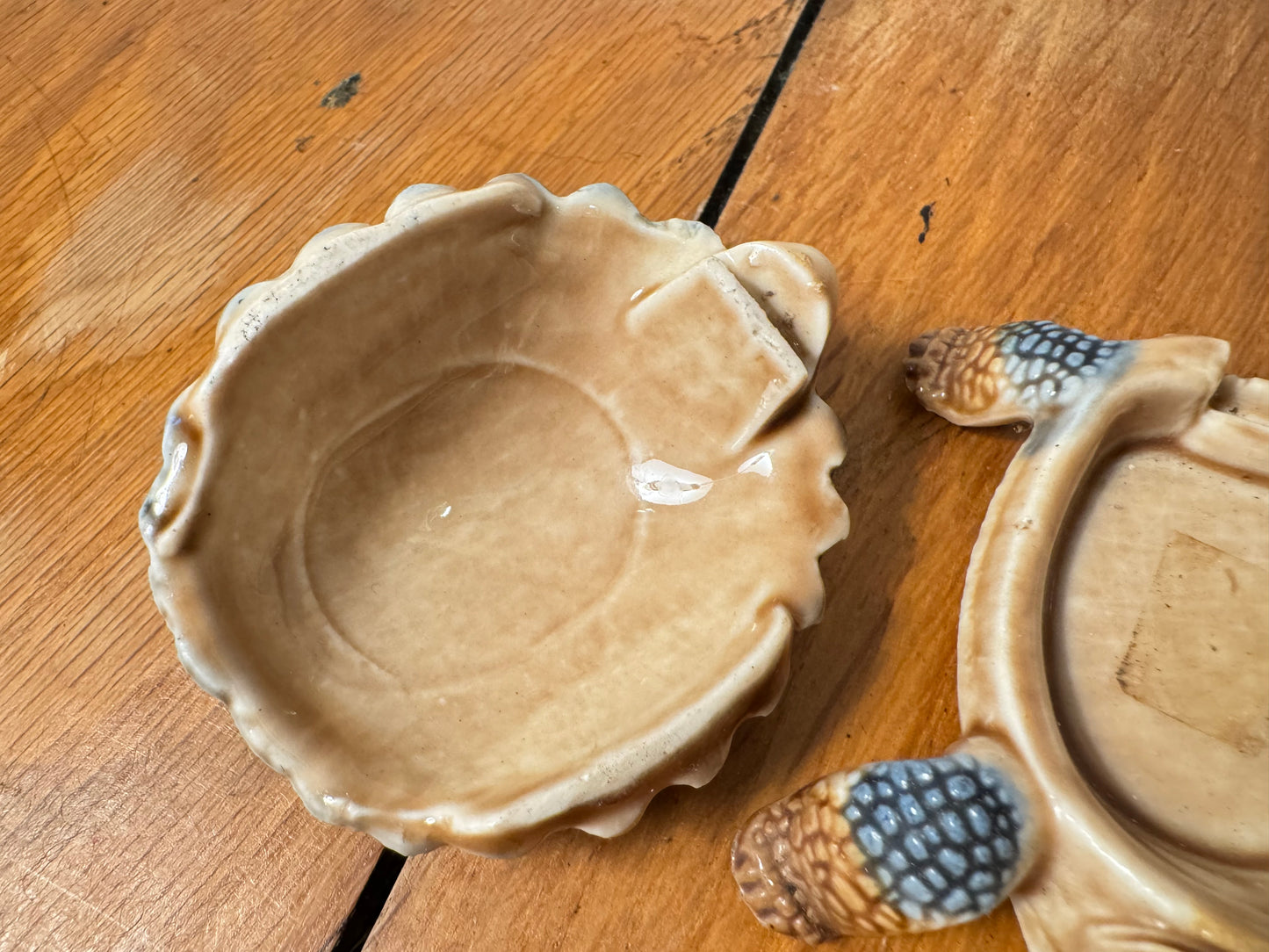Wade Whimsie Porcelain Tortoise Trinket Pot | Vintage Retro | Made in England |
