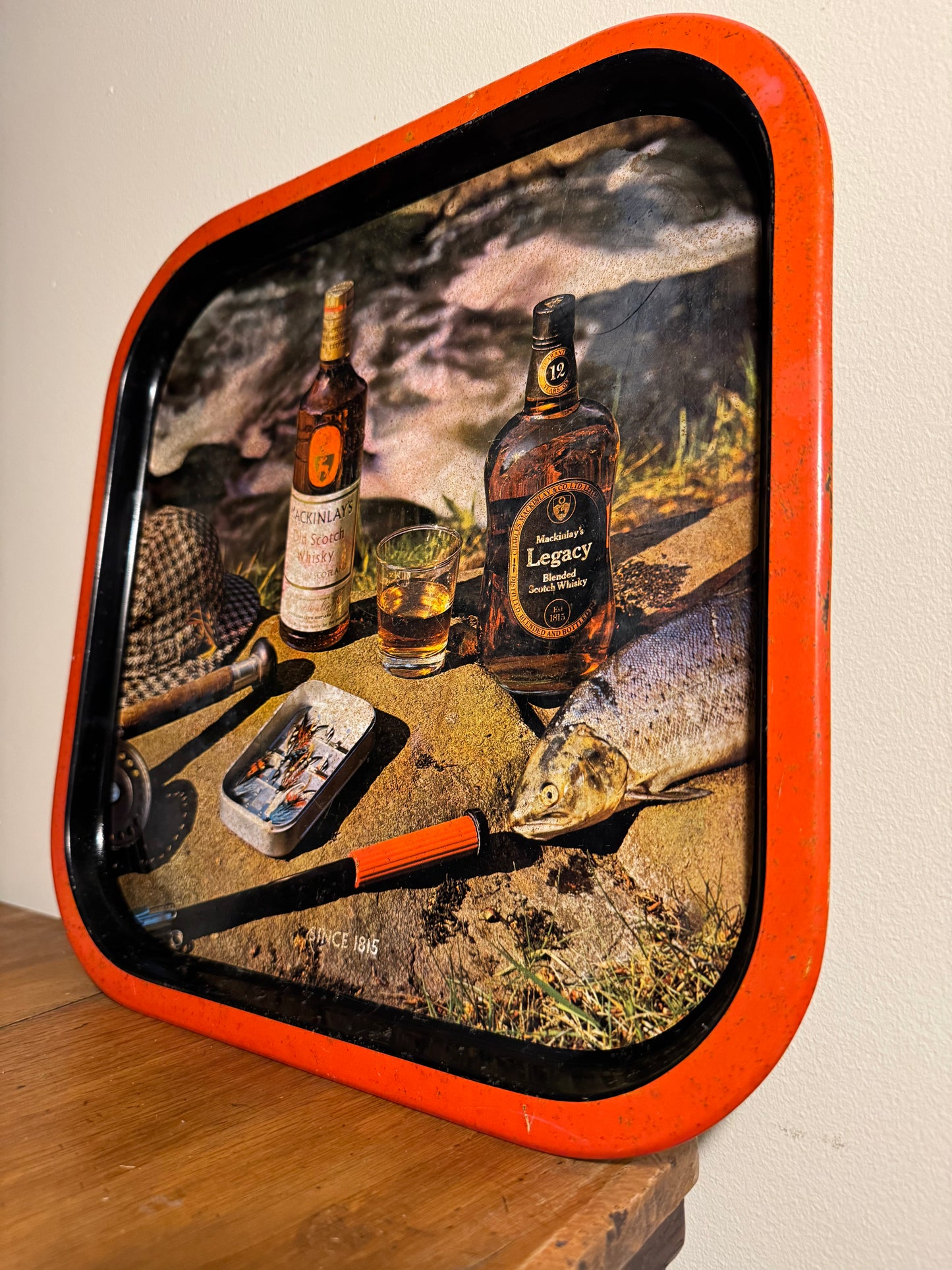 Mackinlay's Whisky Old Scotch & Legacy Vintage Advertising Serving Tray