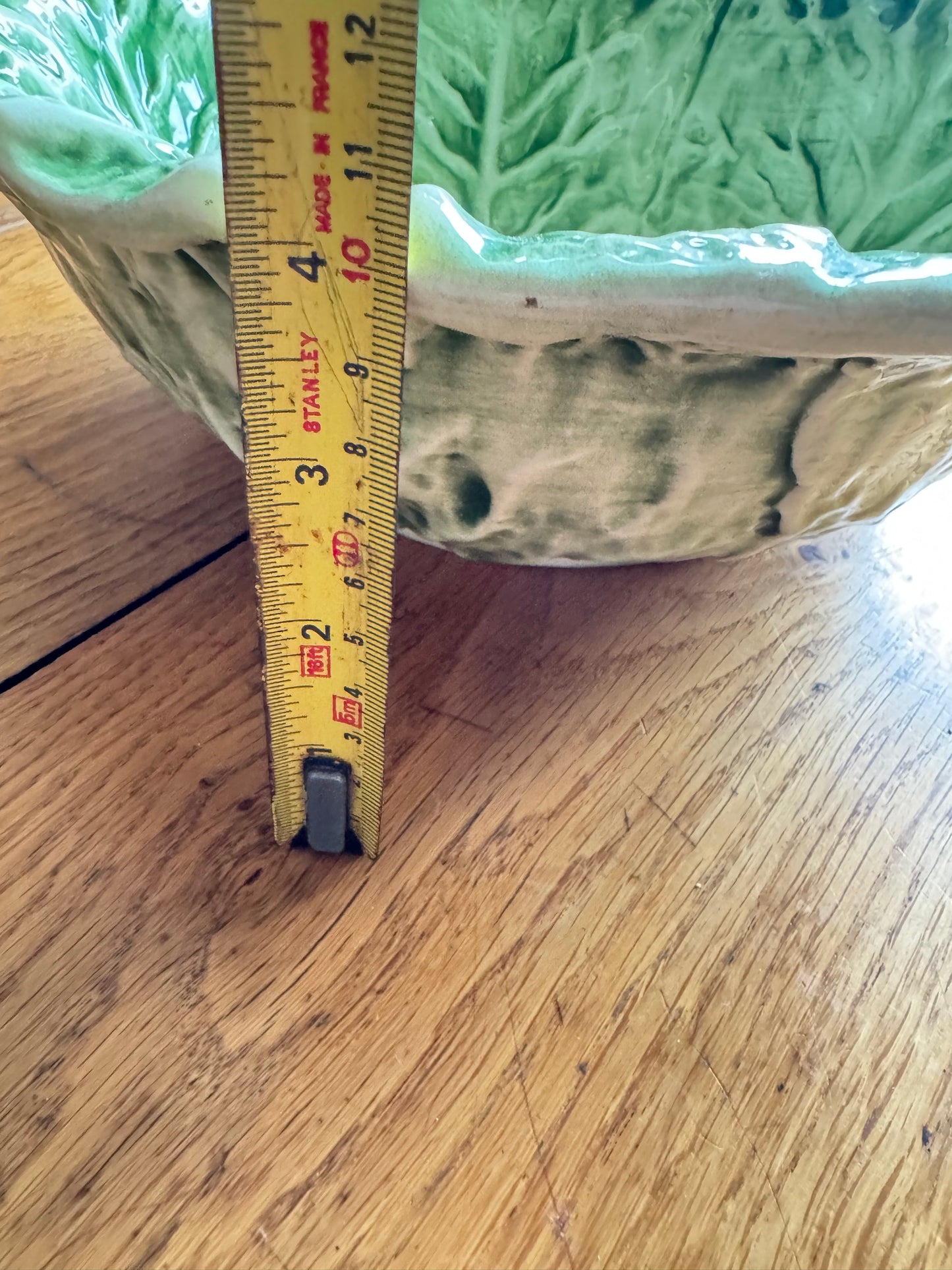 Large Ceramic Cabbage Bowl | Vintage Fruit bowl |