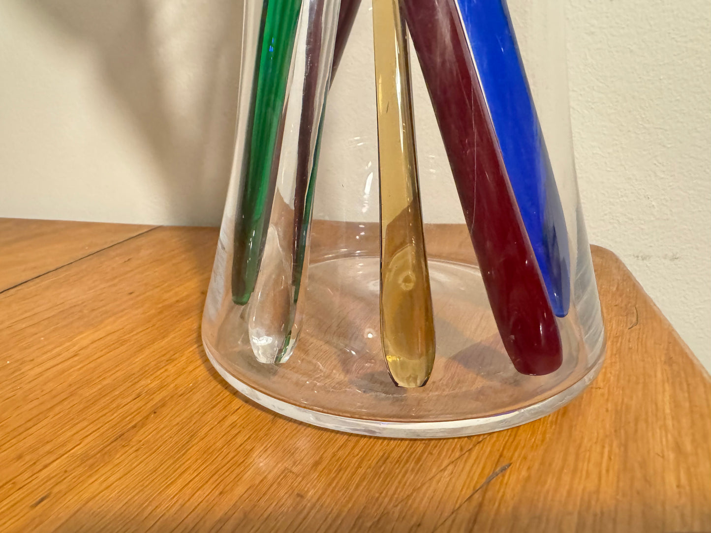 Bouquet of Glasses with XL Long Stems | Set of 6 Stemless Champagne Flute & Vase |