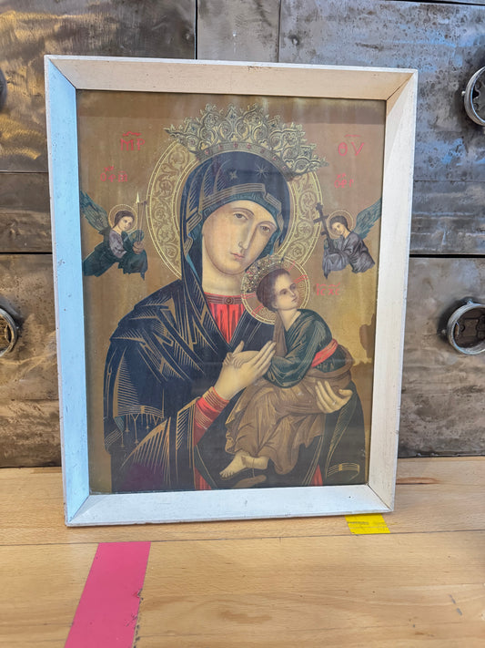 Our Lady of Perpetual Help Icon | Vintage Catholic | Virgin Mary |