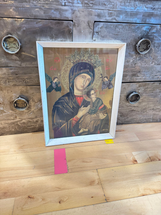 Our Lady of Perpetual Help Icon | Vintage Catholic | Virgin Mary |