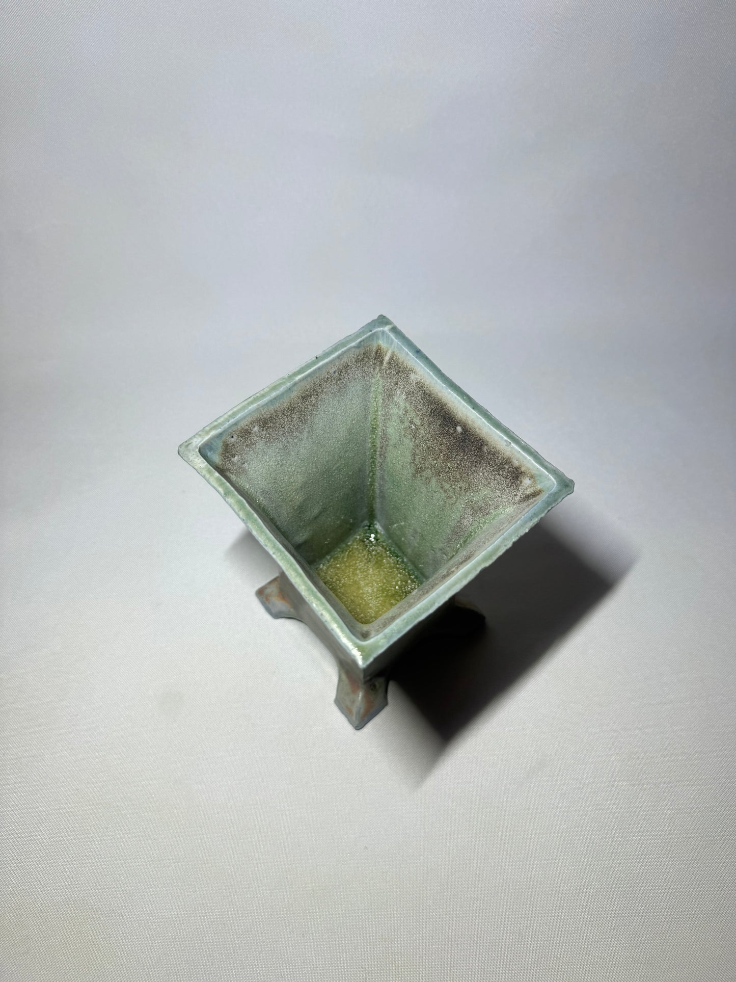 Unusual Square Vase | Bonsai Potter |