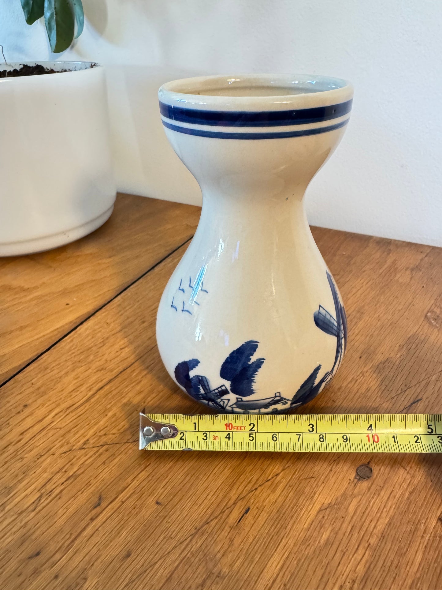 Delft Blue & White Ceramic Vase