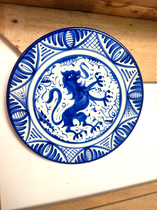 Ceramic Decorative Hand Painted Plate | Platart SL | Vintage Retro | Made in Spain |