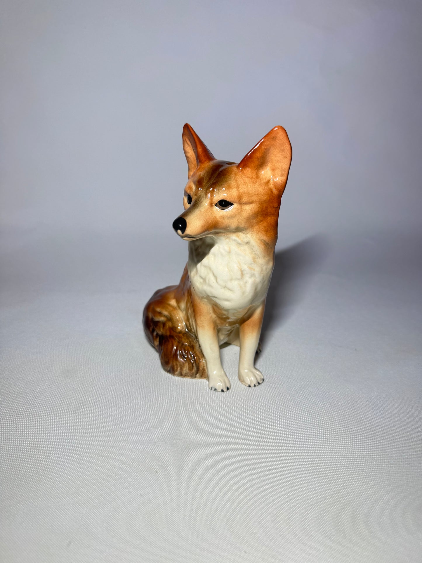 Coopercraft Ceramic Sitting Red Fox Ornament | Made in England |